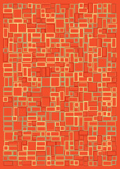Offset Quads generative art background art illustration