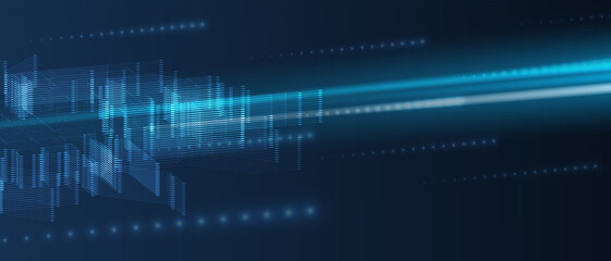 Conceptual technology illustration of artificial intelligence