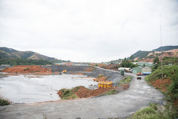 Fototapeta na wymiar Mining Site in Laos