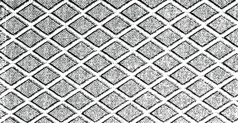 Rough, irregular texture composed of monochrome geometric elements. Overlay distressed grunge background. Abstract vector illustration. Isolated on white background. EPS10
