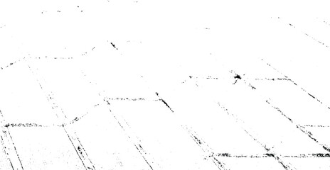 Monochrome texture composed of irregular graphic elements. Distressed uneven grunge background. Abstract vector illustration. Overlay for interesting effect and depth. Isolated on white background.