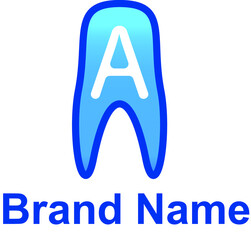 Modern Dentist  logo Vector