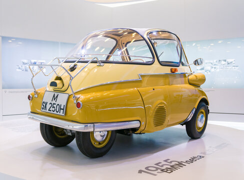 Munich, Germany - March 10, 2016: Isetta in BMW Museum