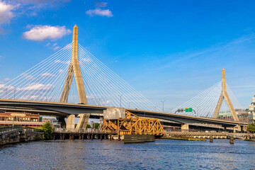 Obraz premium Zakim Bridge in Boston
