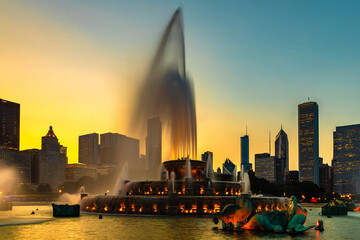 Obraz premium Buckingham Fountain in Chicago