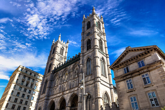 The Basilica of Notre-Dame in Montreal