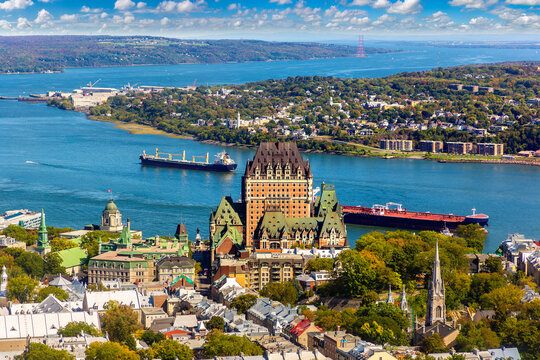 Aerial View Of Quebec City