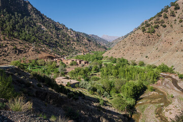 Ait Bou Guemez valley, Atlas mountain range, morocco, africa