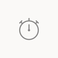 Stopwatch vector icon sign symbol