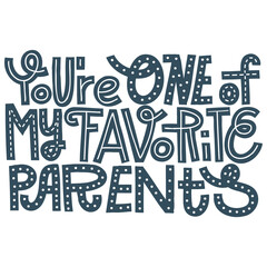 Happy Fathers Day card. Lettering with embellishments. Decorative element for merchandise, isolated on white background.