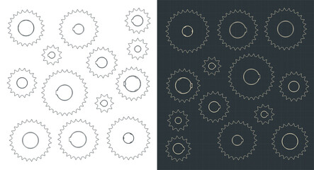 Sprockets drawings set