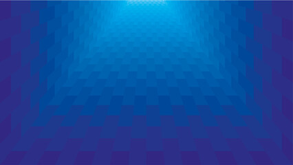 Deep Blue Wide Screen Webpage or Business Presentation Abstract Background with copyspace. HD 16x9 vector pattern. No transparents, no gradients.