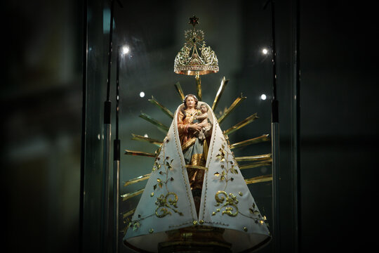 &ldquo;Imagem Peregrina&rdquo; of Our Lady of Nazareth at C&iacute;rio de Nazar&eacute;, the largest Marian procession of the world, which happens every October in Bel&eacute;m, Par&aacute;, Amazon, Brazil. October, 2010.