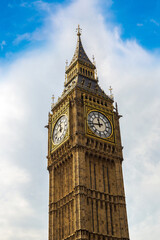 Big Ben clock tower in London
