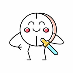 tablet medical color icon vector illustration