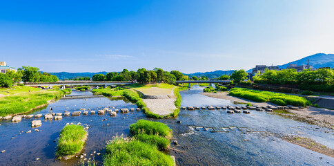 京都　鴨川デルタ