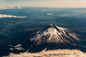 Two volcanoes in Ecuador