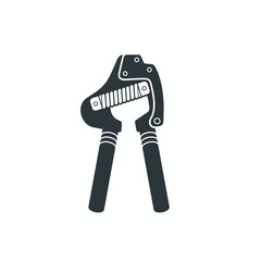 illustration of spring hand grip, vector art.