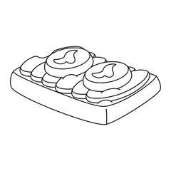 Isolated healthy food Vegeteables, fruits and protein Vector illustration
