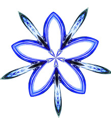 der Glasschwan Kaleidoskopie © meyerfranzgisela