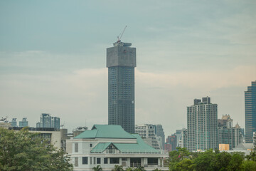 high rise buildings that are under construction.