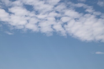 blue sky with clouds