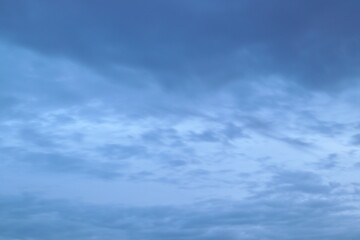 blue sky with clouds