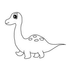 Cute dinosaur coloring pages for kids learn to draw