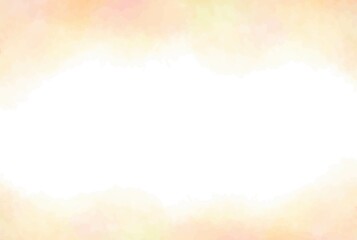シンプルで優しい手描きのオレンジ色の背景イラスト