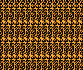 Leopard print pattern vector background