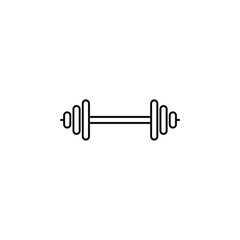 Gym, Fitness, Weight Thin Line Icon Vector Illustration Logo Template. Suitable For Many Purposes.