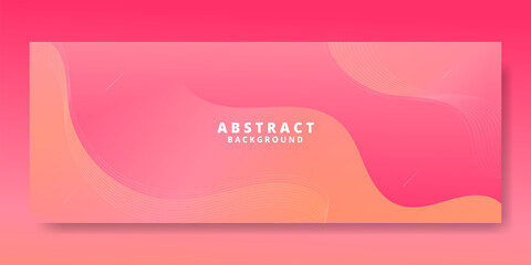 Abstract Colorful liquid Banner Template. Modern background design. gradient color. Pink Dynamic Waves. Fluid shapes composition. Fit for website, banners, wallpapers, brochure, posters