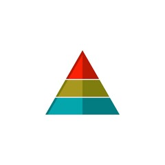 pyramid icon vector design templates