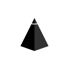 pyramid icon vector design templates