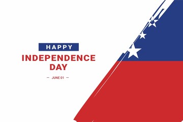 Samoa Independence Day. Vector Illustration. The illustration is suitable for banners, flyers, stickers, cards, etc.