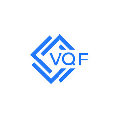 Obraz premium VQF technology letter logo design on white background. VQF creative initials technology letter logo concept. VQF technology letter design. 