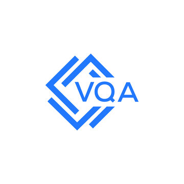 VQA technology letter logo design on white  background. VQA creative initials technology letter logo concept. VQA technology letter design.
