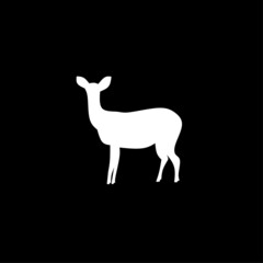 Fototapeta na wymiar silhouette of a deer