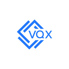 VQX technology letter logo design on white  background. VQX creative initials technology letter logo concept. VQX technology letter design.
