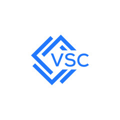 VSC technology letter logo design on white  background. VSC creative initials technology letter logo concept. VSC technology letter design.
