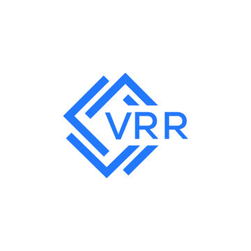 VRR technology letter logo design on white  background. VRR creative initials technology letter logo concept. VRR technology letter design.
