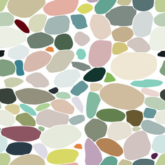 Stone shapes in various colors using earth tones in a seamless pattern.
stone earthtone background 