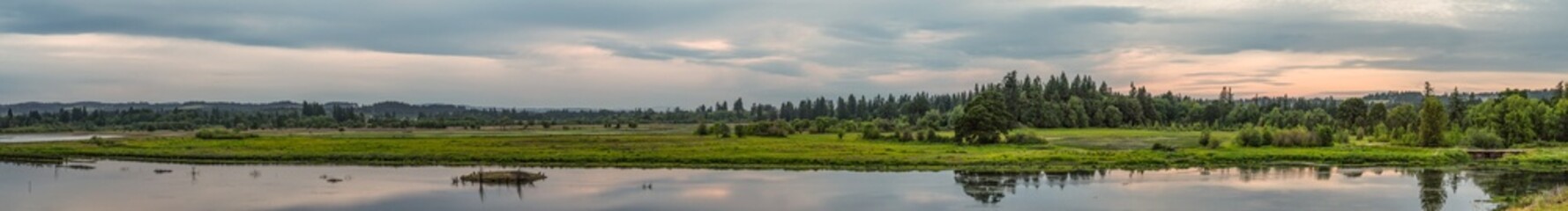 Evening at Oregon Lake