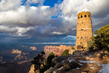 Desert View Watch Tower in Grand Canyon