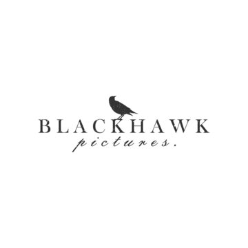 logo black hawk illustration template. film pictures. production