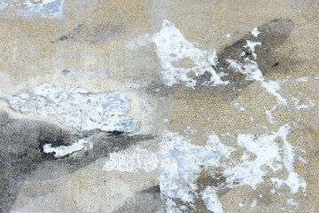 broken ice on the wall