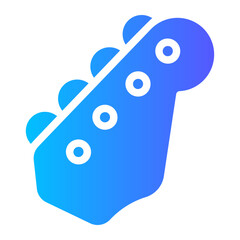 bass guitar gradient icon
