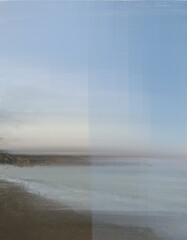 sunset on the beach