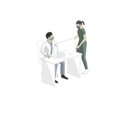 病院で働く人達