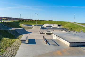 playground for skateboarders